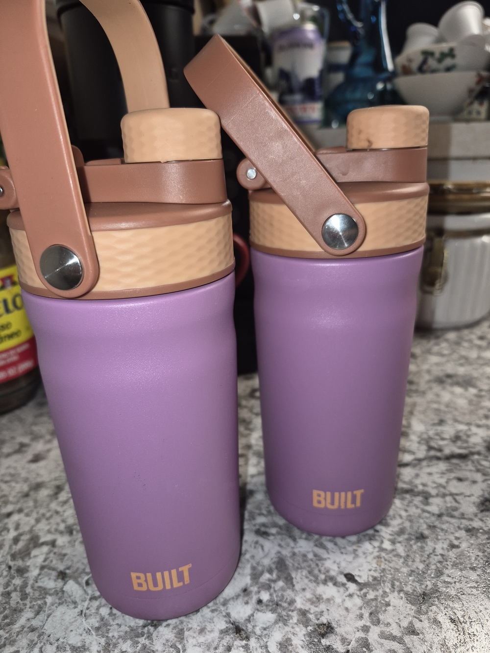 Built Bedford Dualid Bottle, 16oz, Made From Durable Tritan, Two In ONE LID